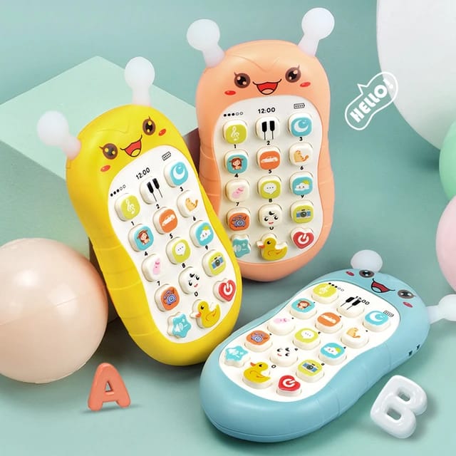 Musical Multifunction Honey Bee Mobile Phone with Lights & Teether