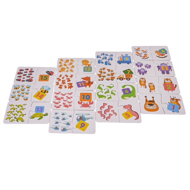 Match Game The Numbers 30 Pcs Early Educational Jigsaw Puzzle