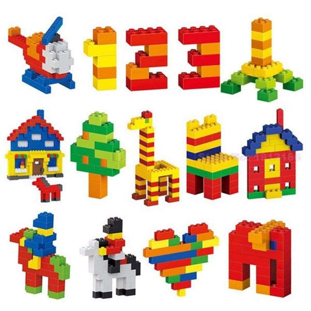 Multicolour Creative Legos Building Blocks 500 pcs