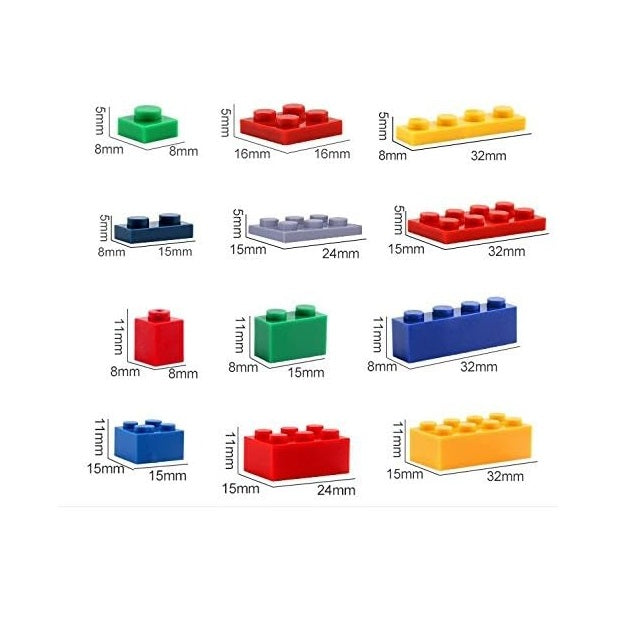 Multicolour Lego Multicolour Creative Lego Building Blocks 500 pcs Set – MGT Toys