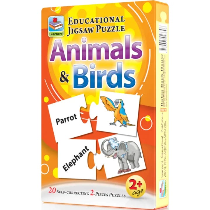Match It Animals & Birds Learning Activity Educational Puzzle