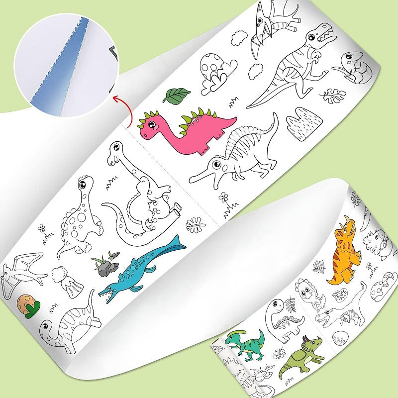 Coloring & Drawing Activity Paper Roll