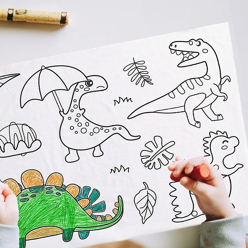 Coloring & Drawing Activity Paper Roll