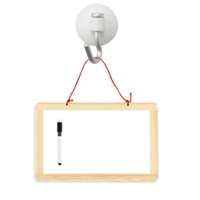 Wooden Double Sided White & Black Writing & Drawing Board