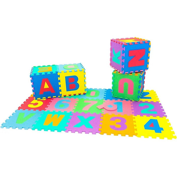 Alphabet & Numbers Big Foam Mat Educational Activity 36 Pcs