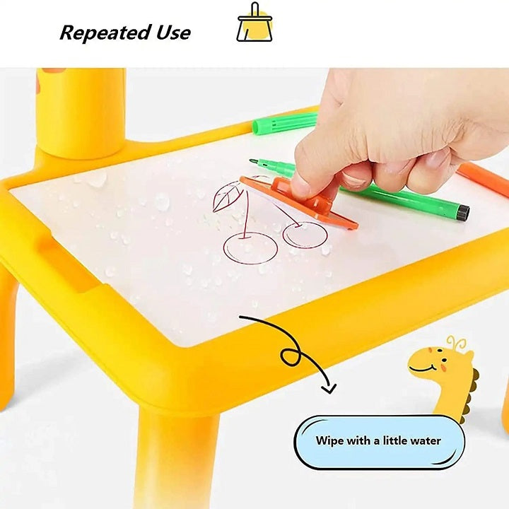 Giraffe Painting & Drawing Projector Table With 24 Patterns