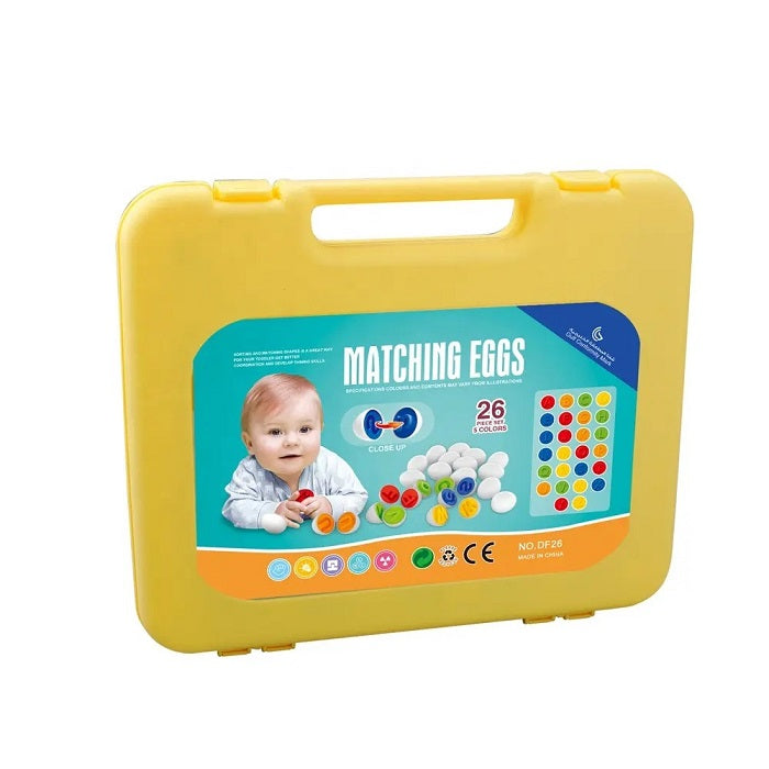 Matching Capital English Alphabets 26 Eggs Tray Set