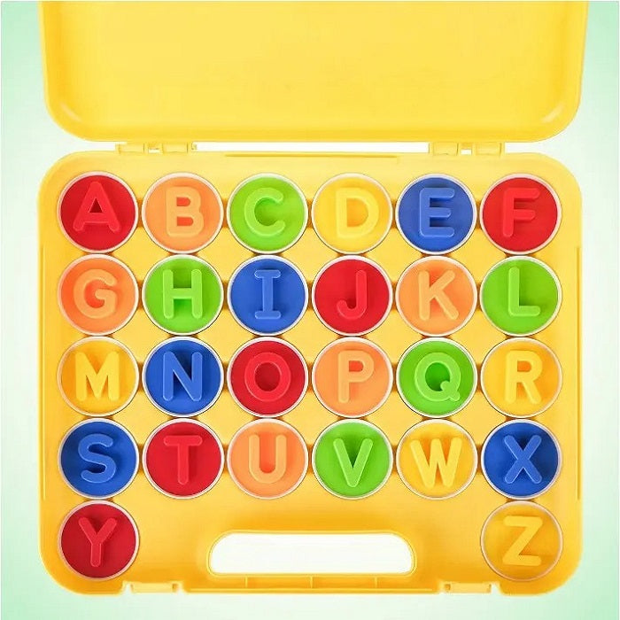 Matching Capital English Alphabets 26 Eggs Tray Set