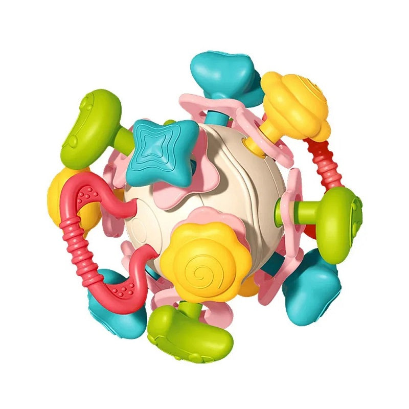 Teether Rattle Ball 4 In 1 Multifunction Space Teether Ball With Rattles – MGT Toys