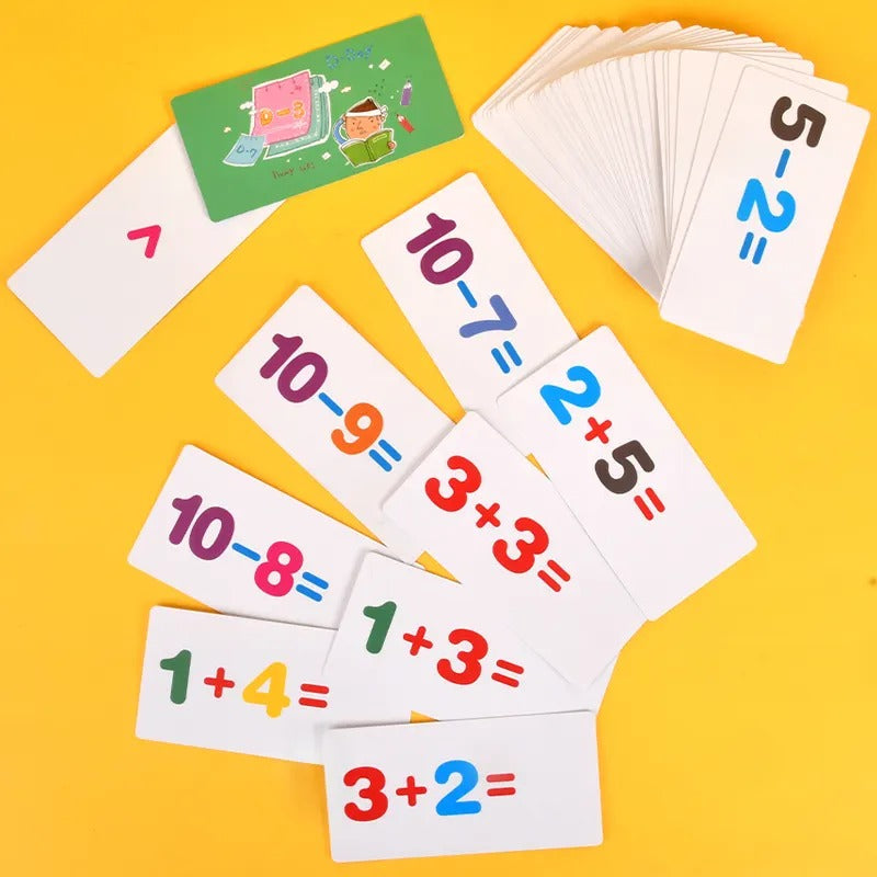 Wooden 1-10 Numbers Digital Operation Cards