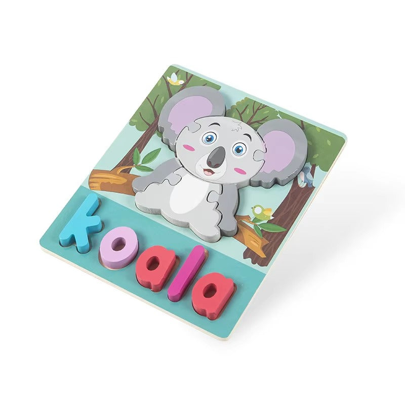 Wooden Cartoon Jigsaw Puzzle Educational Boards