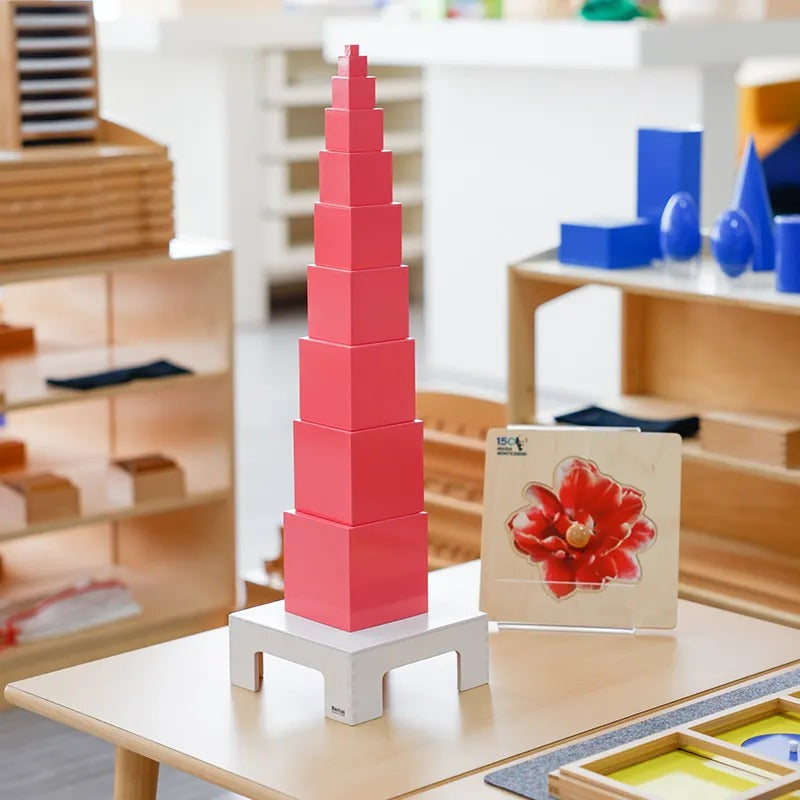 Wooden Montessori Square Pink Tower