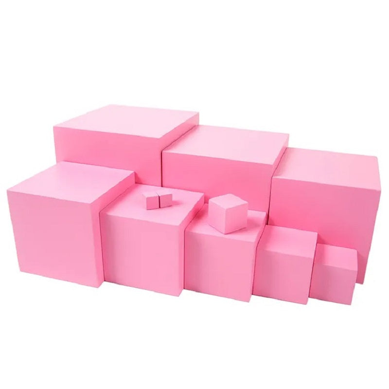 Wooden Montessori Square Pink Tower