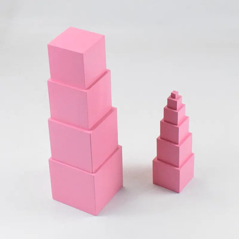 Wooden Montessori Square Pink Tower