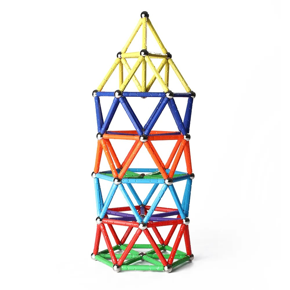 Multicolor Magnetic Balls & Sticks Construction Set-40 Pcs