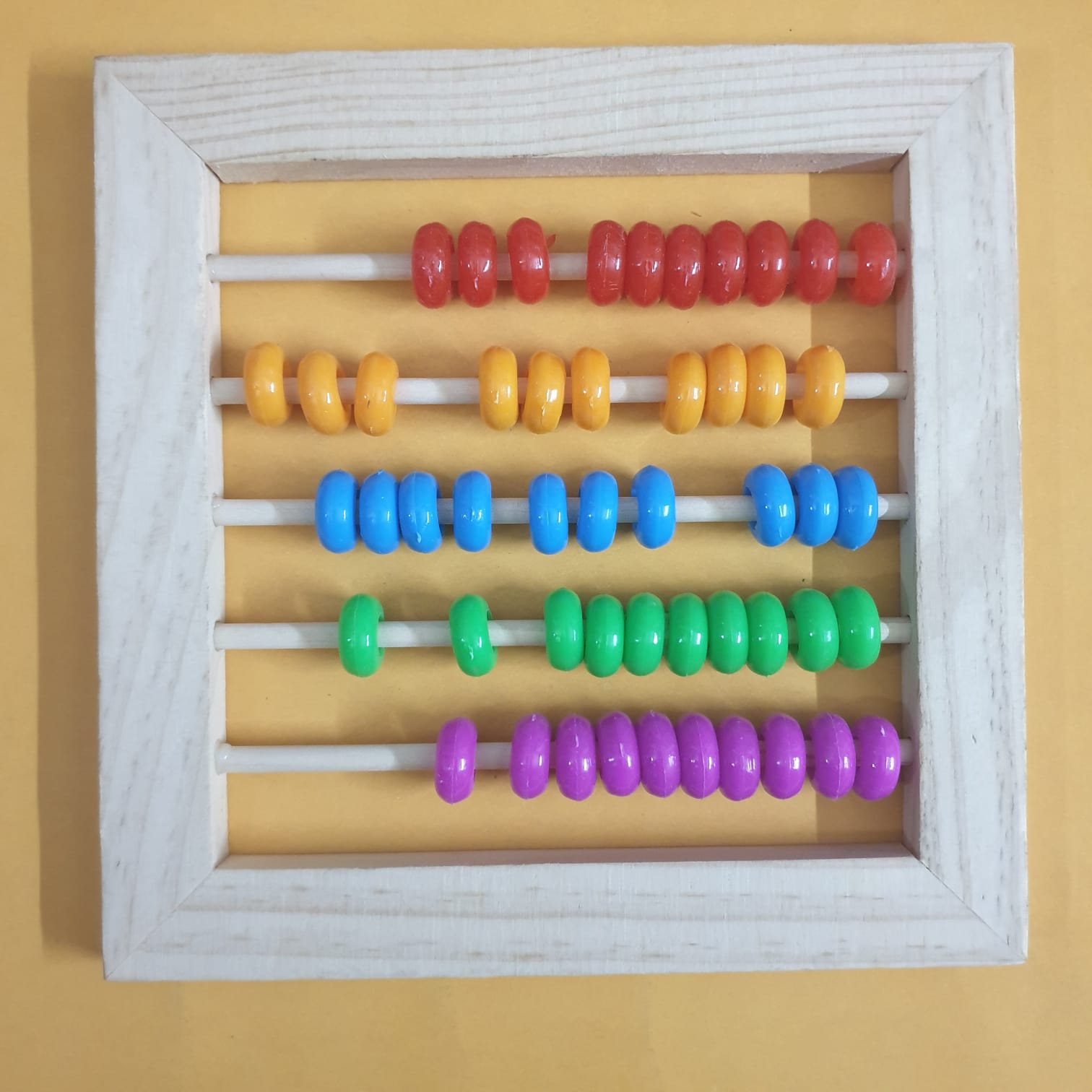 Wooden Abacus Counting Rack With Capital Alphabets Blocks – MGT Toys