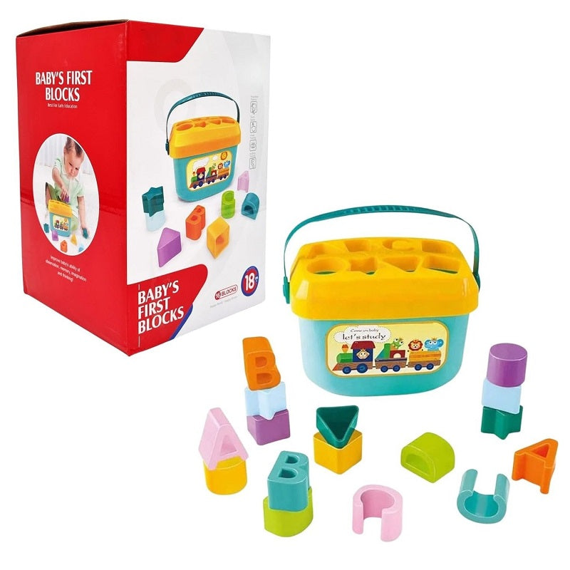 Intelligence Alphabets & Shape Sorting Blocks Box – MGT Toys