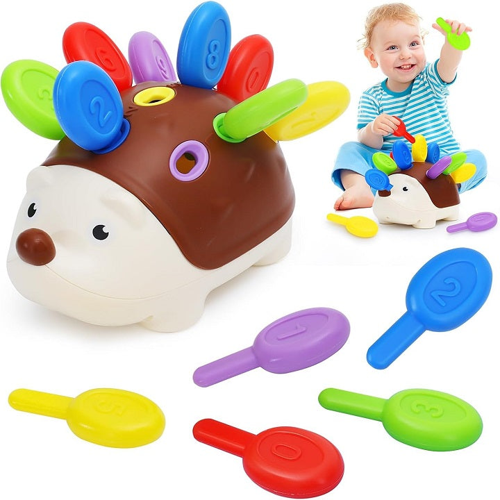 Montessori Fun Hedgehog Recognition Numbers & Colors