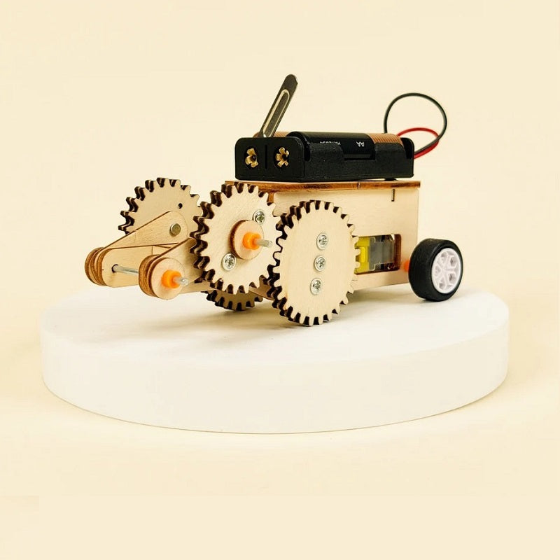 Wooden DIY Science Experiment Gear Shuttle Model