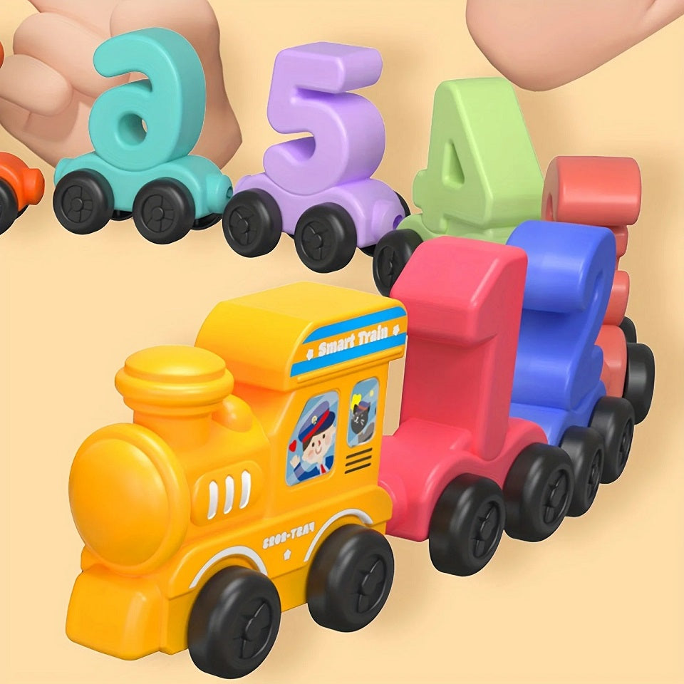 Magnetic Digital 0-10 Numbers Sorting Train