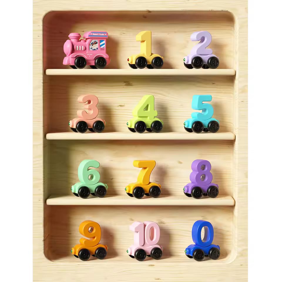 Magnetic Digital 0-10 Numbers Sorting Train