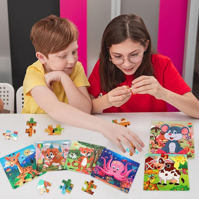 Wooden Jigsaw Puzzle Educational Board