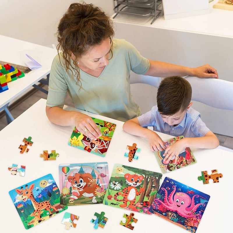 Wooden Jigsaw Puzzle Educational Board