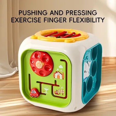 6 In 1 Busy Activity Educational Cube Box