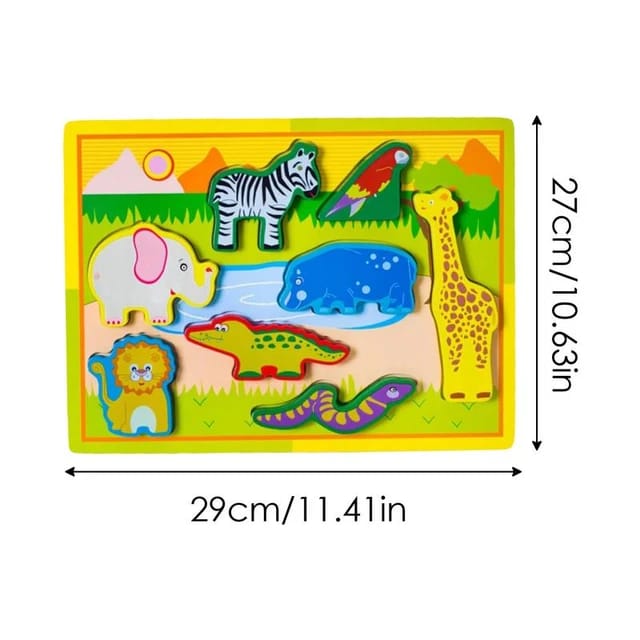 Wooden 3D Puzzle Sorting Educational Board