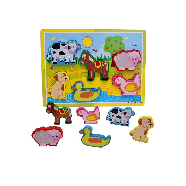 Wooden 3D Puzzle Sorting Educational Board