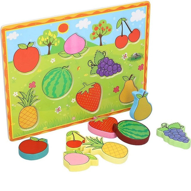 Wooden 3D Puzzle Sorting Educational Board