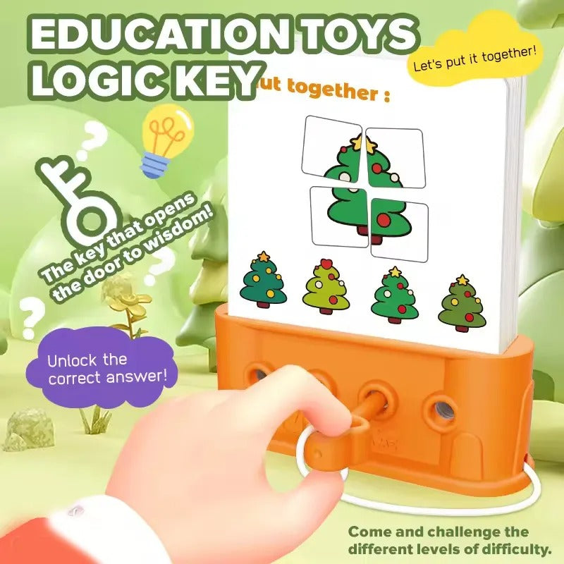 Montessori Logic Key Game With Flash Cards