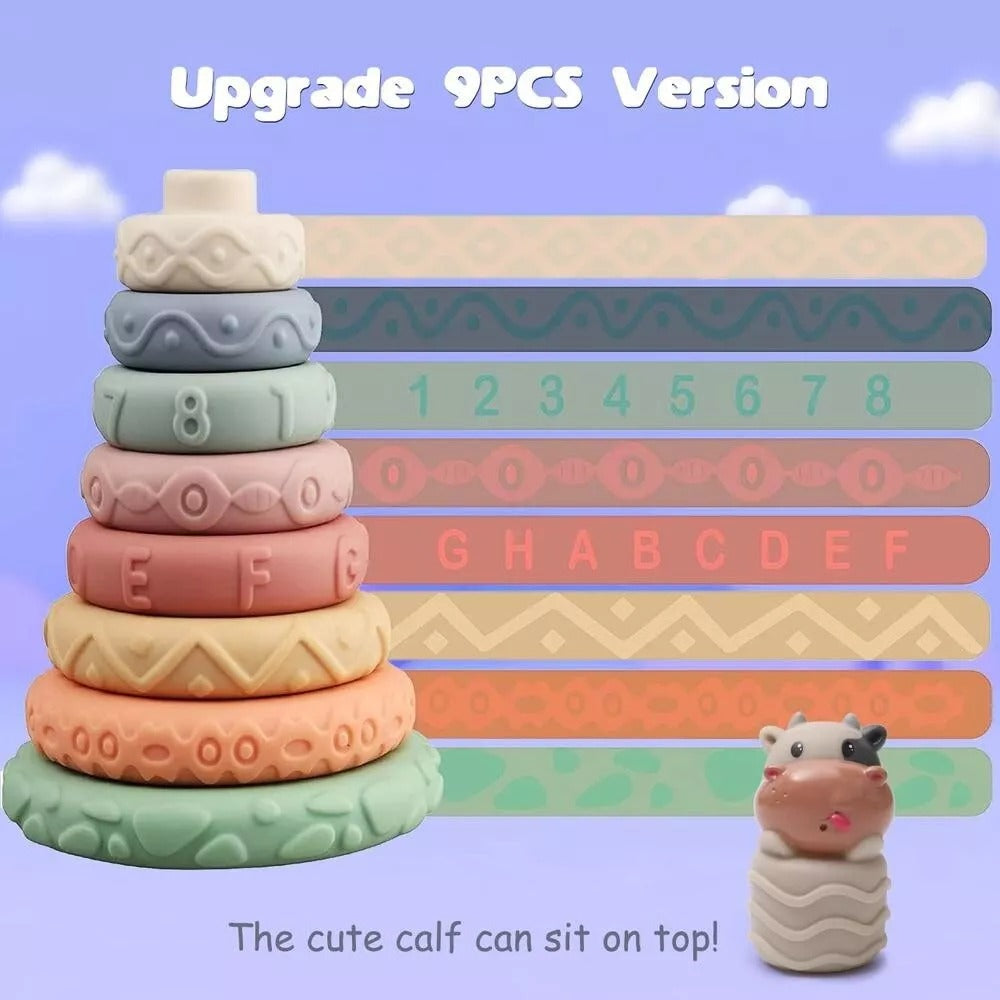 Soft Jenga Stacking Rubber Blocks Tower