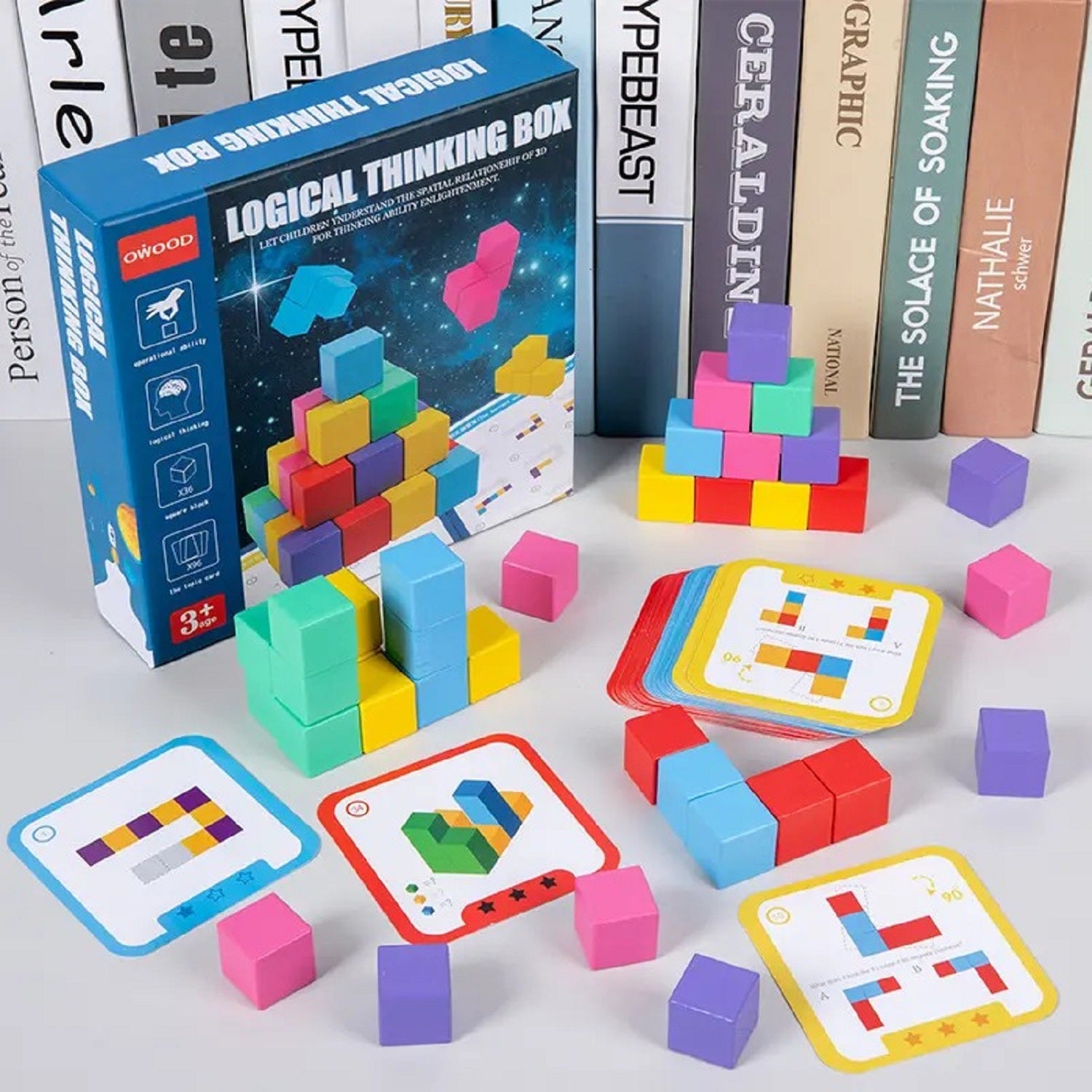 Multicolor Magnetic Building Cube Blocks