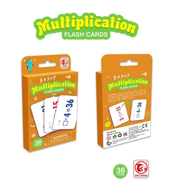 Cognitive Learning Educational Flash Cards 36pcs