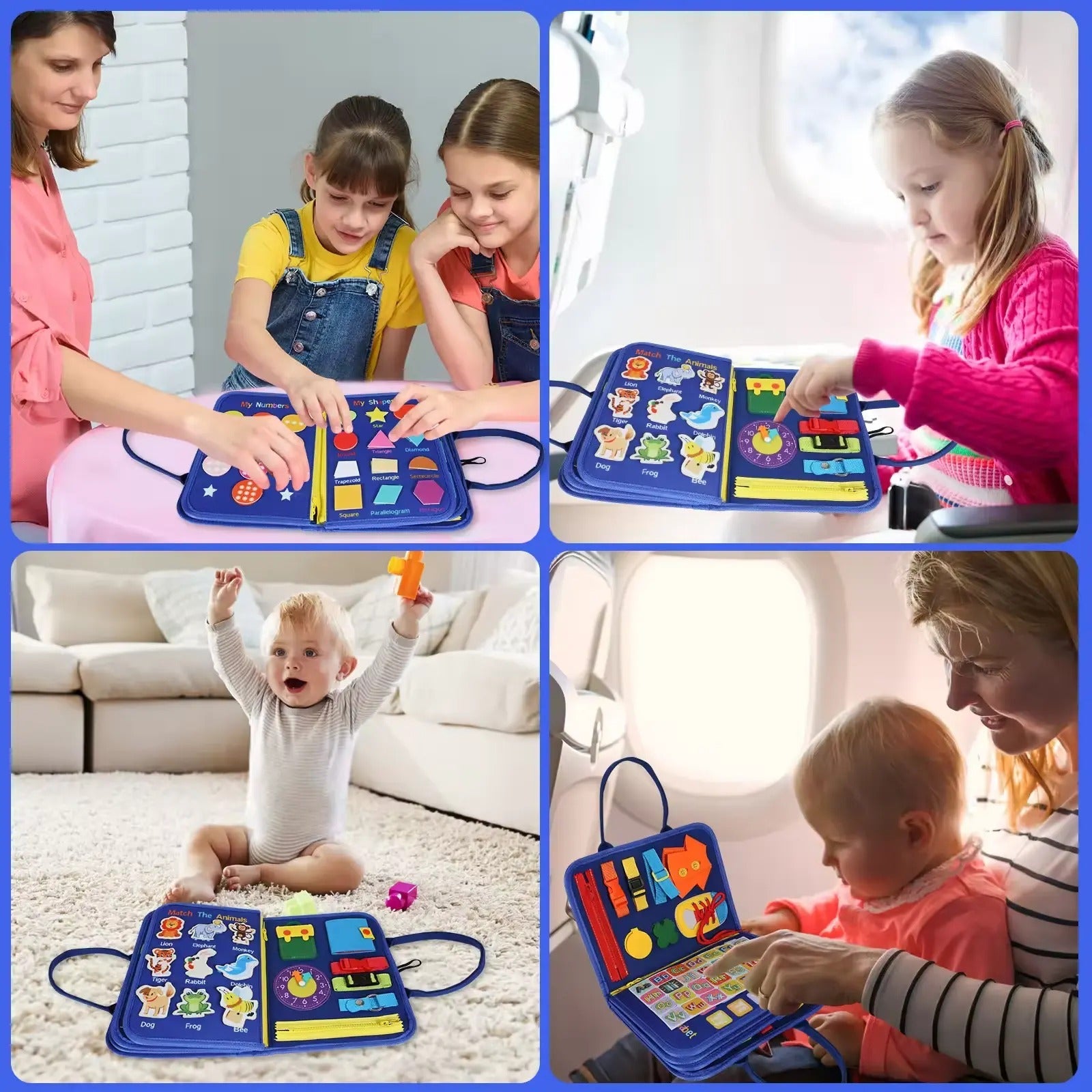 Montessori Folding Multifunctional Busy Book