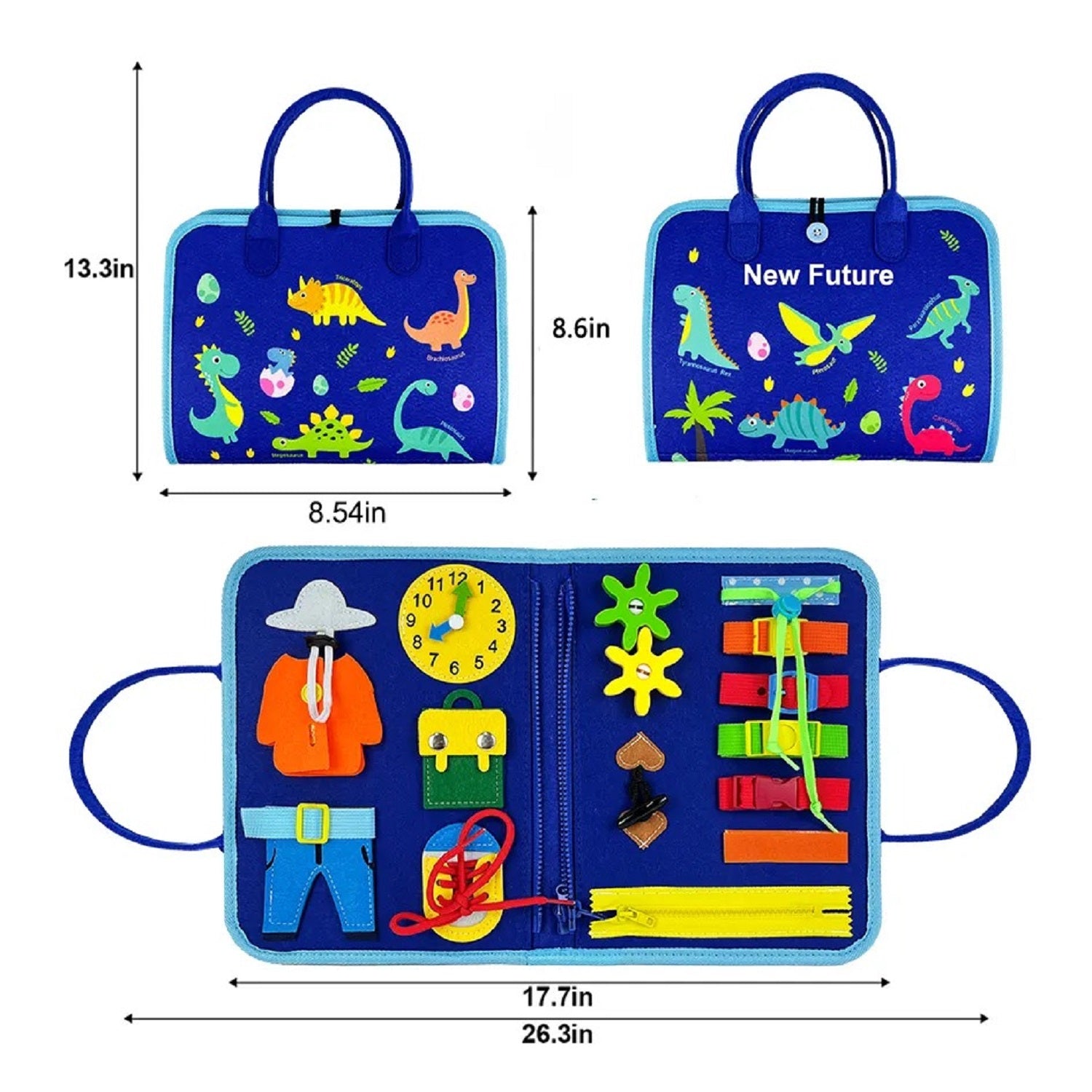 Montessori Folding Multifunctional Busy Book