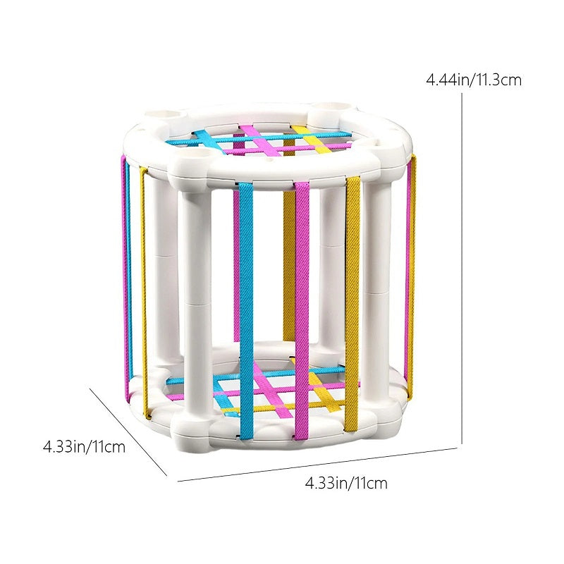 Montessori Learning About Shapes Cube Box