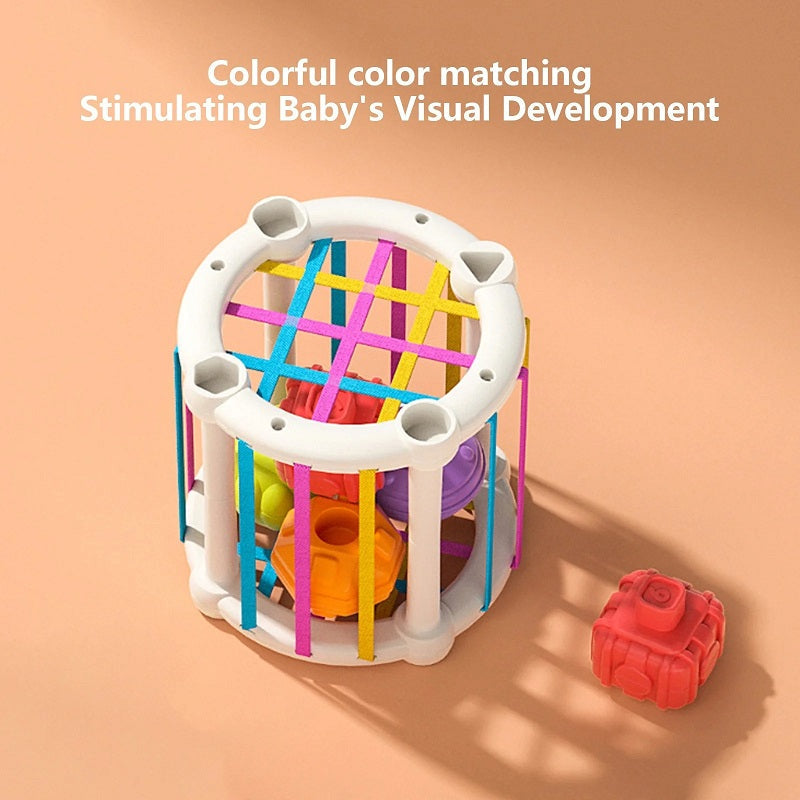 Montessori Learning About Shapes Cube Box