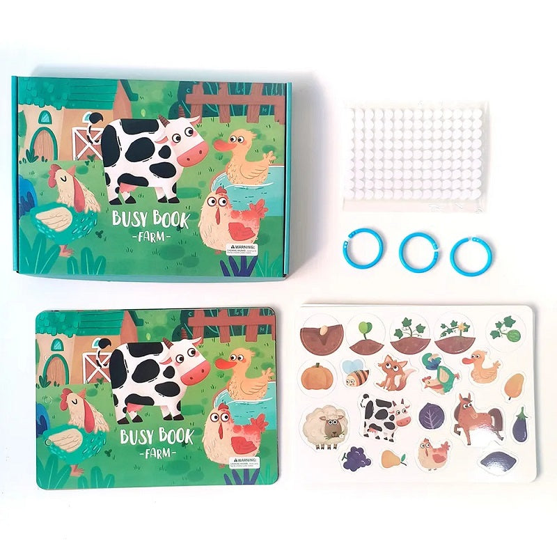 Educational Busy Puzzle Learning Book