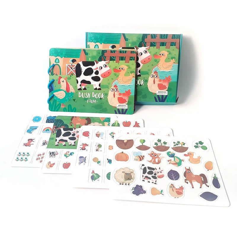 Educational Busy Puzzle Learning Book