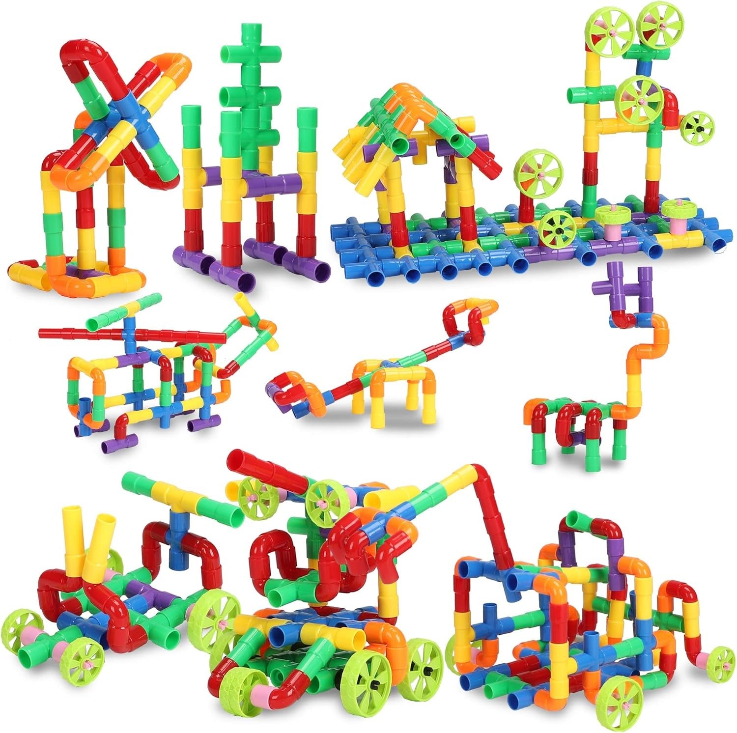 Creative Pipe Puzzle Building Blocks Set