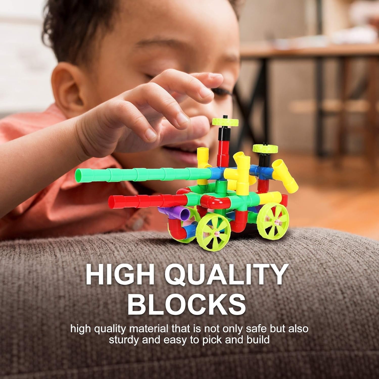 Creative Pipe Puzzle Building Blocks Set