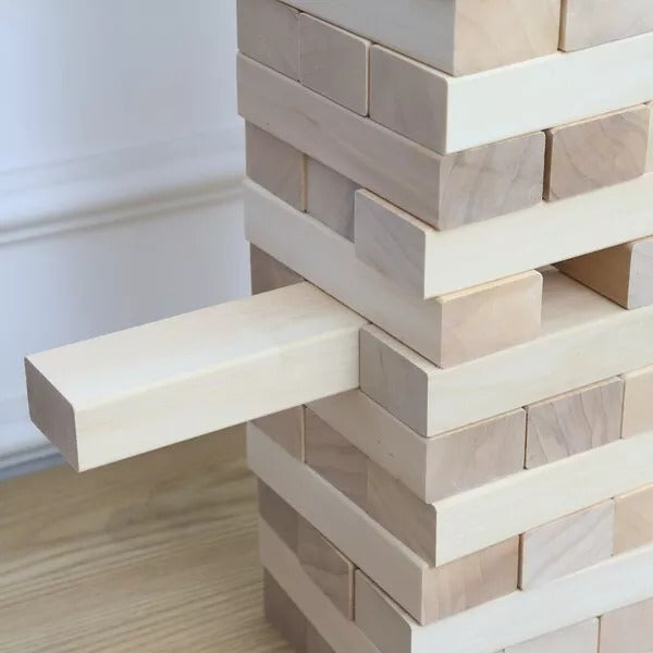 Wooden Classic Jenga Stacking Tower