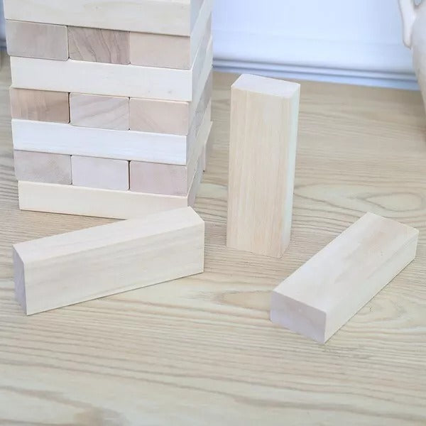 Wooden Classic Jenga Stacking Tower