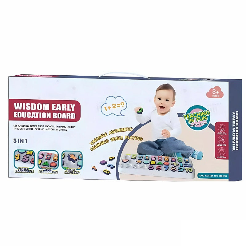 Wisdom Early 3 in 1 Education Sorting Busy Board
