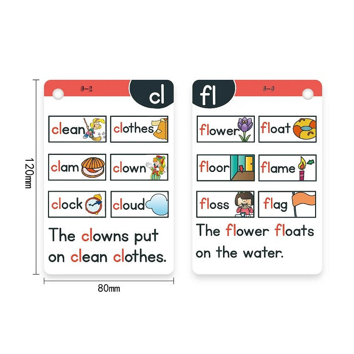 Phonics High Quality 67 Flash Cards