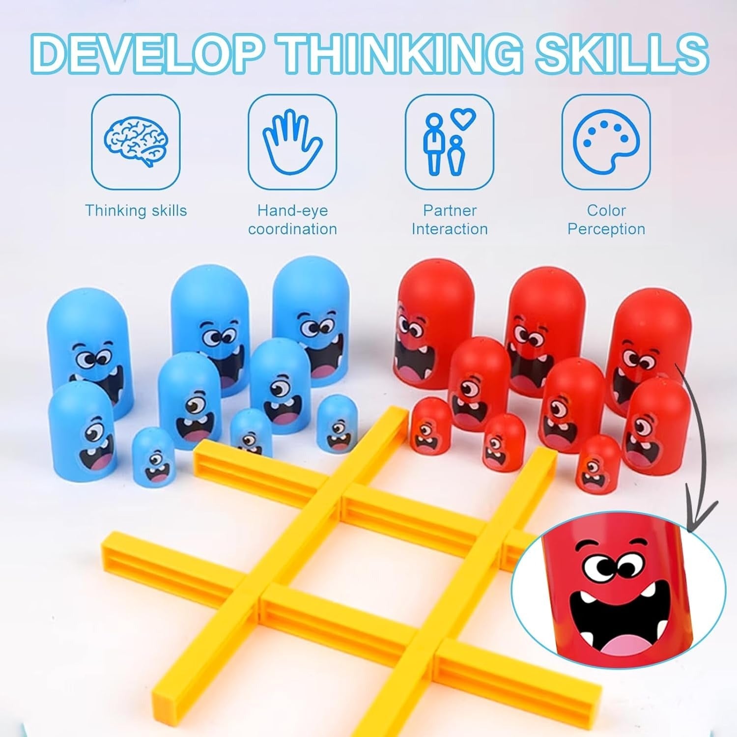 Gobble Tic Tac-Toe 2 Player Challenging Game