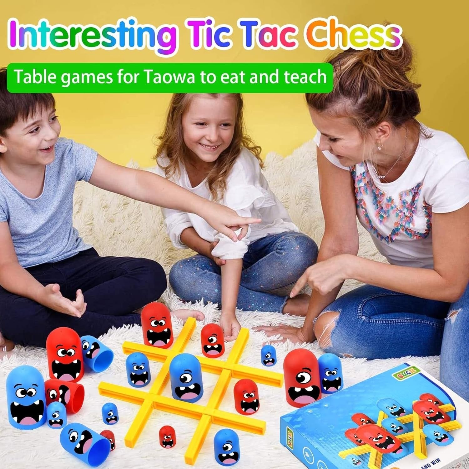 Gobble Tic Tac-Toe 2 Player Challenging Game