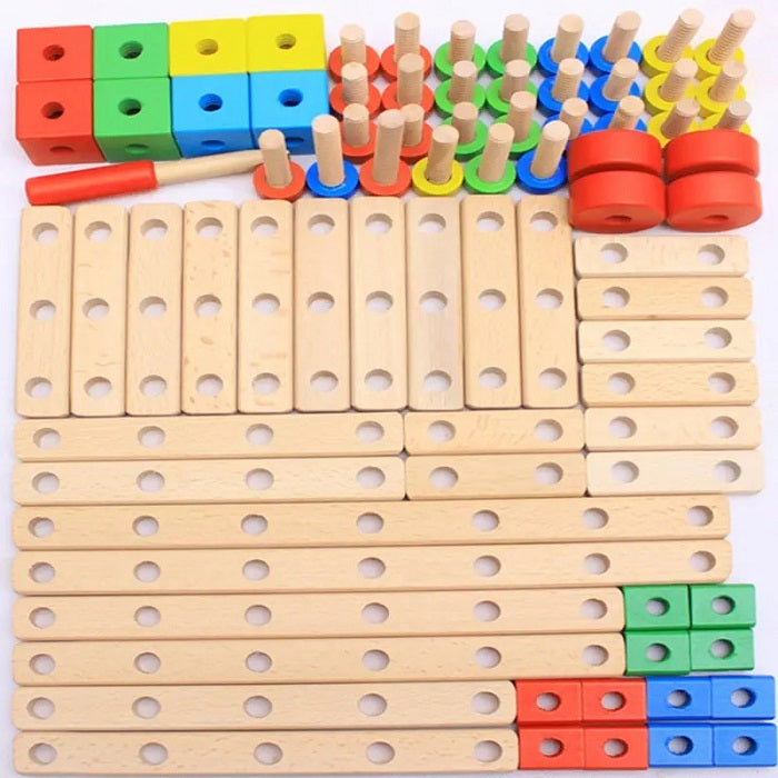Wooden Multifunctional Nut Combination Set